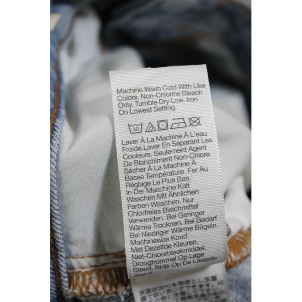 Madewell Womens Cotton Zip Button Straight Leg Denim Jeans Blue Size EUR 29 - Picture 8 of 8